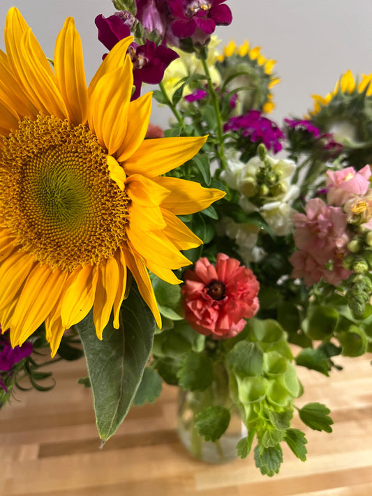 A Fresh Wildflower Bouquet