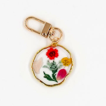 Resin Floral Keychain (Style 3)