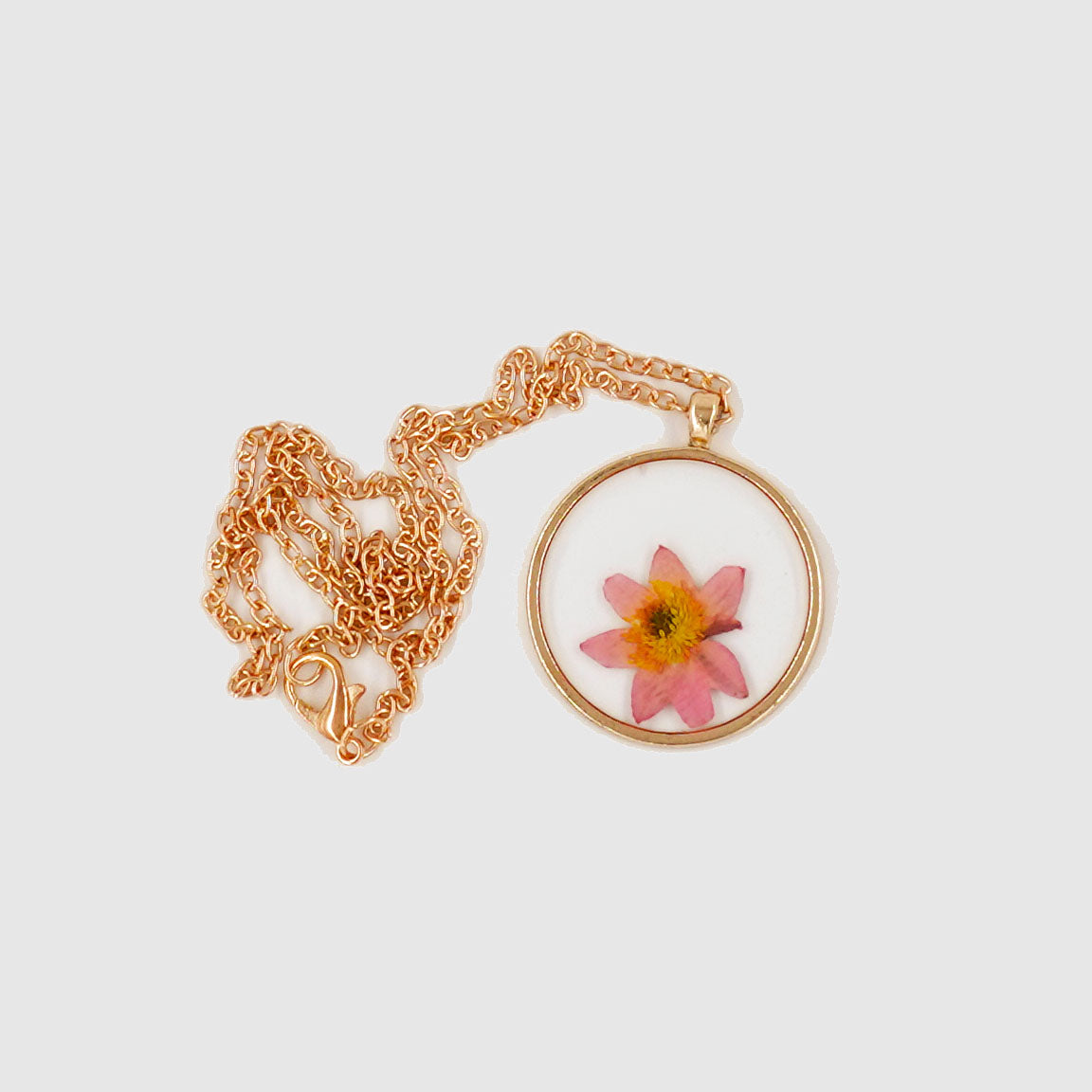 Pressed Flower Necklace (Style 5)