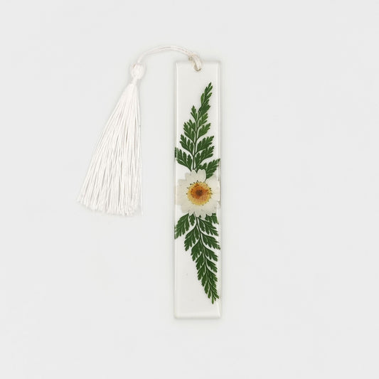 Resin Floral Bookmark